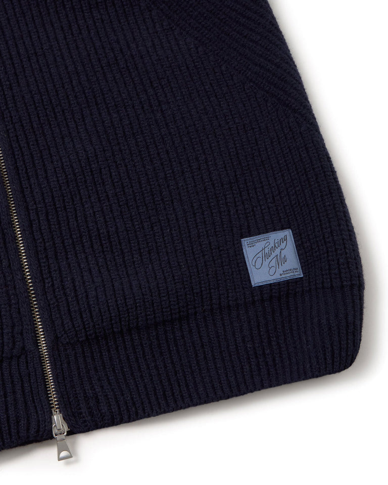 Jersey lana negro Ekaiz sostenible silueta - 2