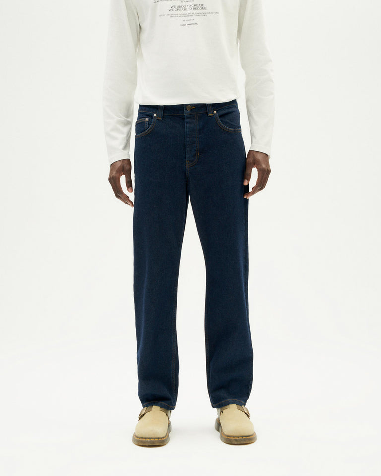 Pantalón dark clean denim David sostenible-1