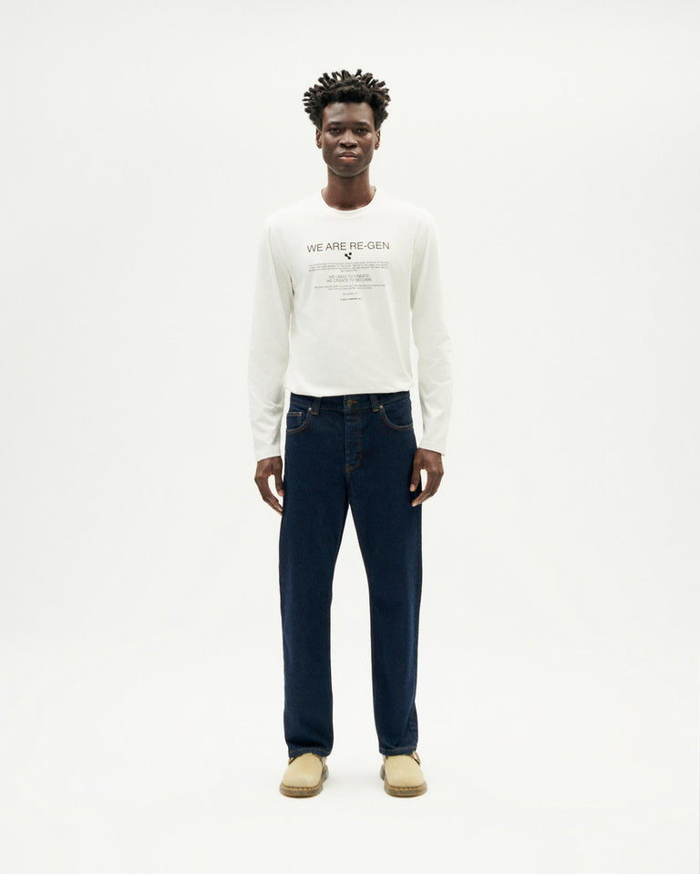 Pantalón dark clean denim David sostenible-2