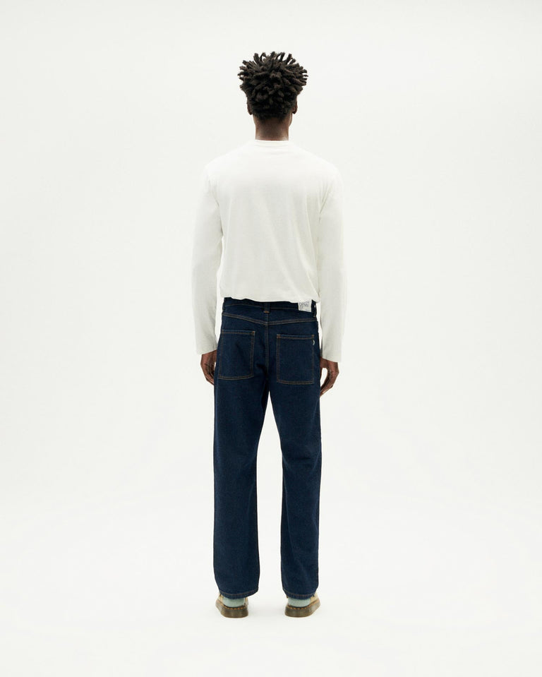 Pantalón dark clean denim David sostenible-4