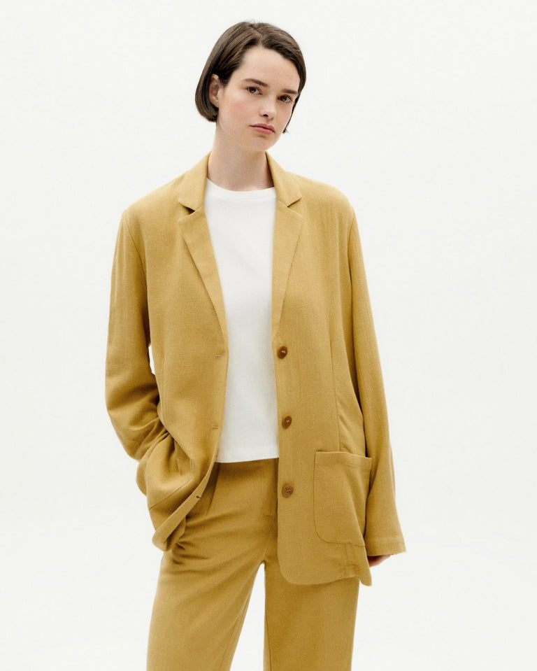 Chaqueta amarilla Bruna sostenible -1