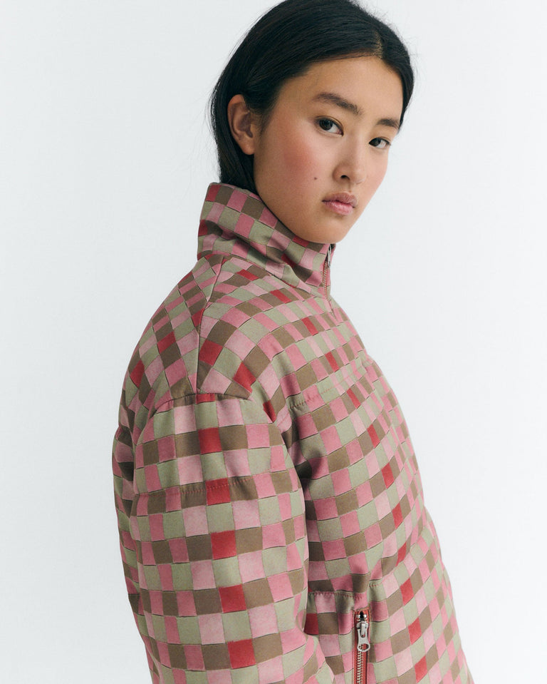 Chaqueta acolchada cuadros Gemma sostenible - 3