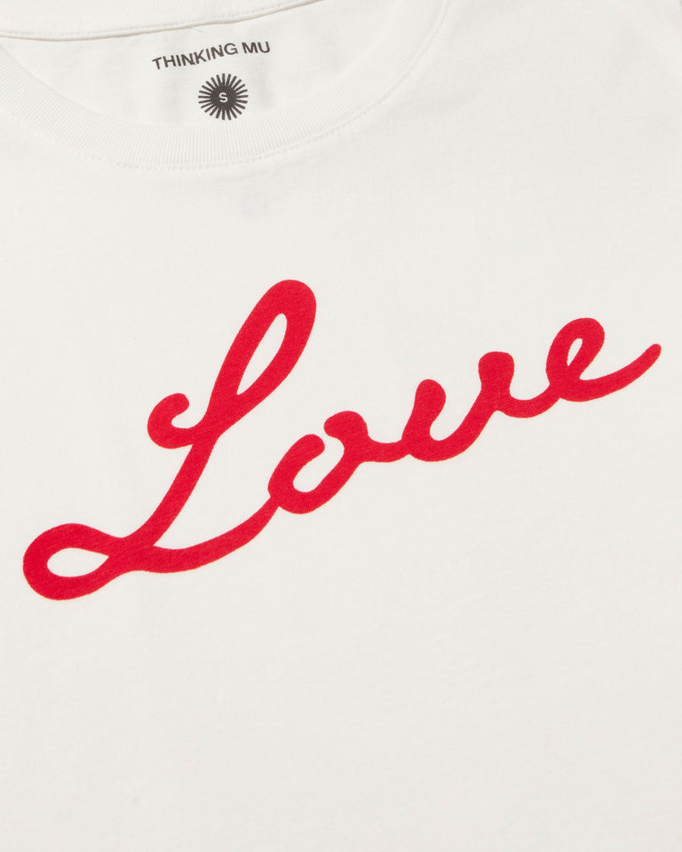 Camiseta blanca love Ida sostenible-silueta-3