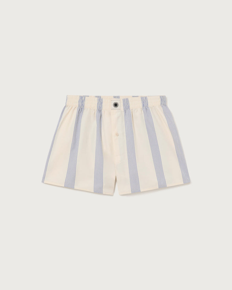 Boxer rayas azules sostenible - silueta 1