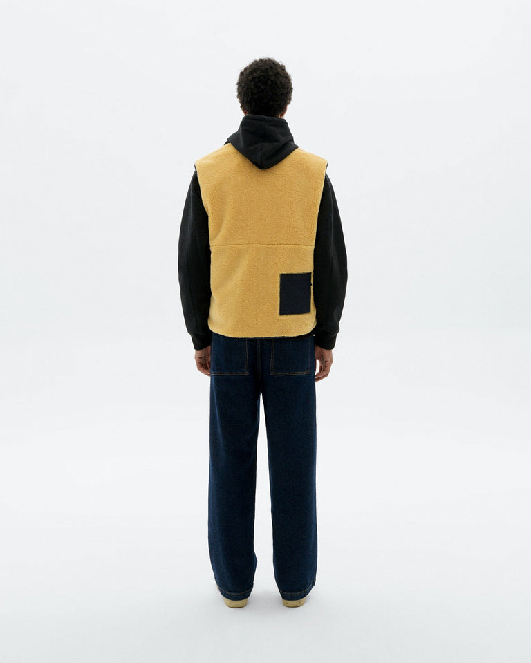 Chaleco borreguito amarillo Craig sostenible - 3