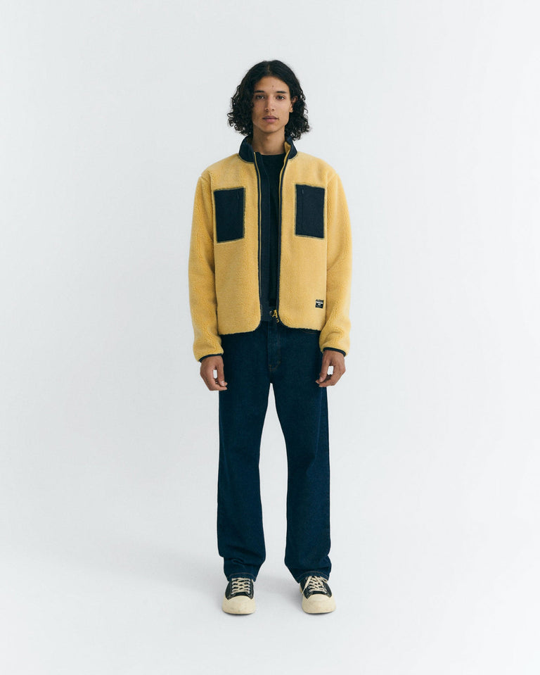 Chaqueta borreguito amarilla Marcus sostenible - 2