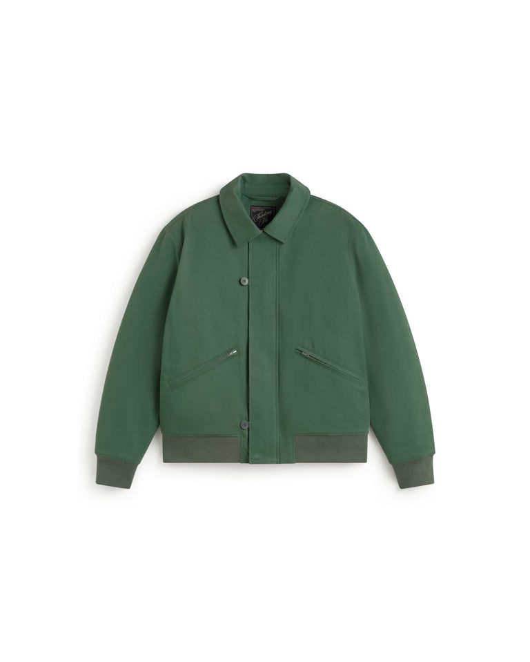 Chaqueta verde Amir sostenible silueta - 1