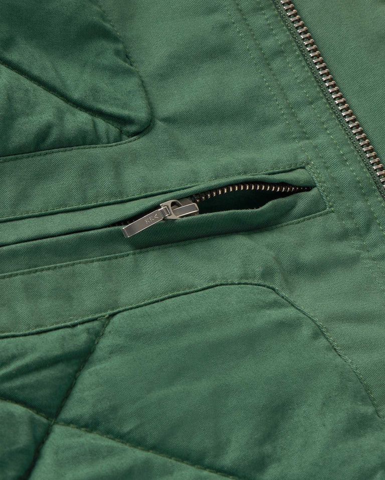 Chaqueta verde Amir sostenible silueta - 3