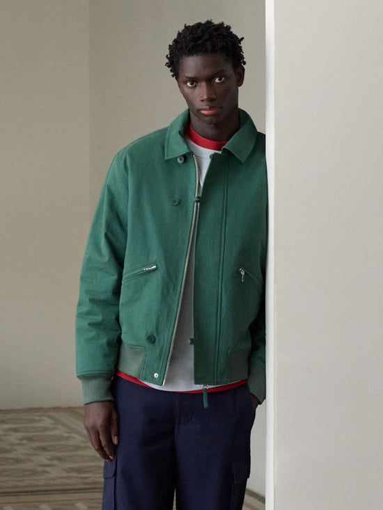 Green jacket Amir
