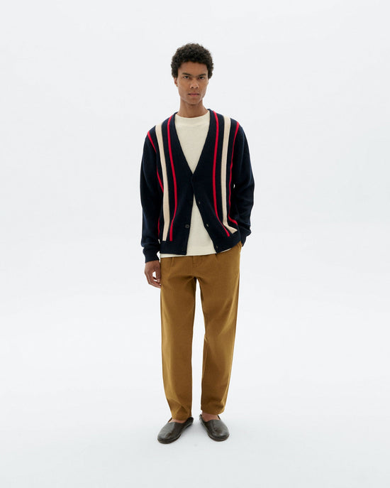 Cardigan punto navy Creed sostenible - 2