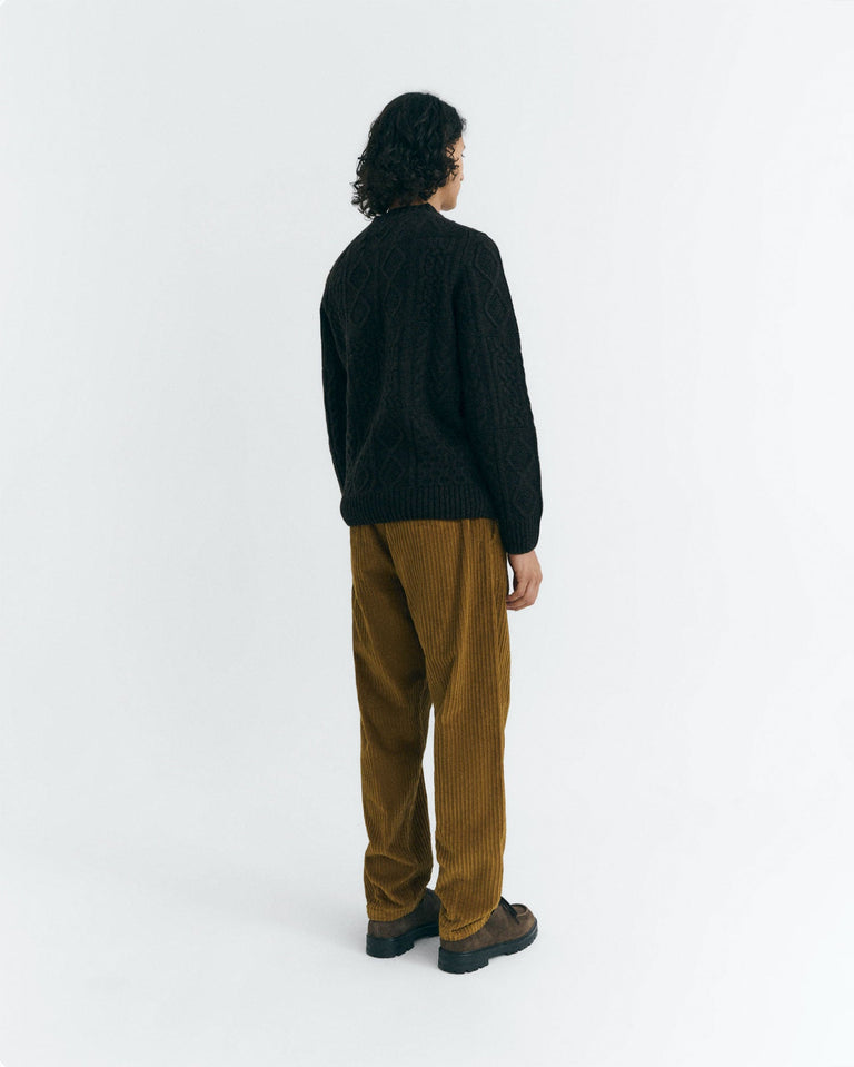 Jersey lana marrón Rasta sostenible - 4