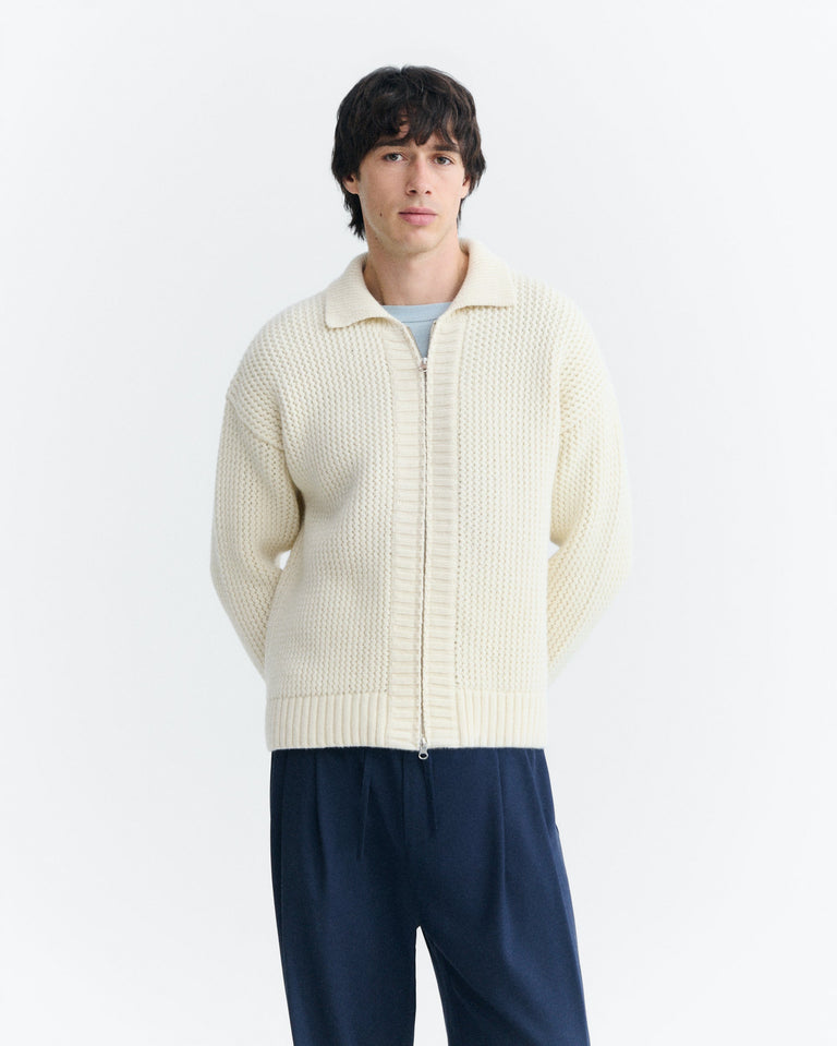 Cardigan lana Oskar sostenible - 2