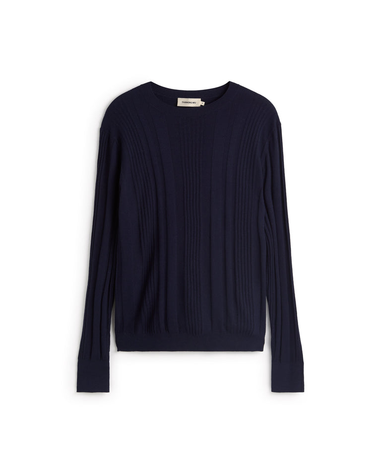Jersey slim cashmere Mael sostenible silueta - 1