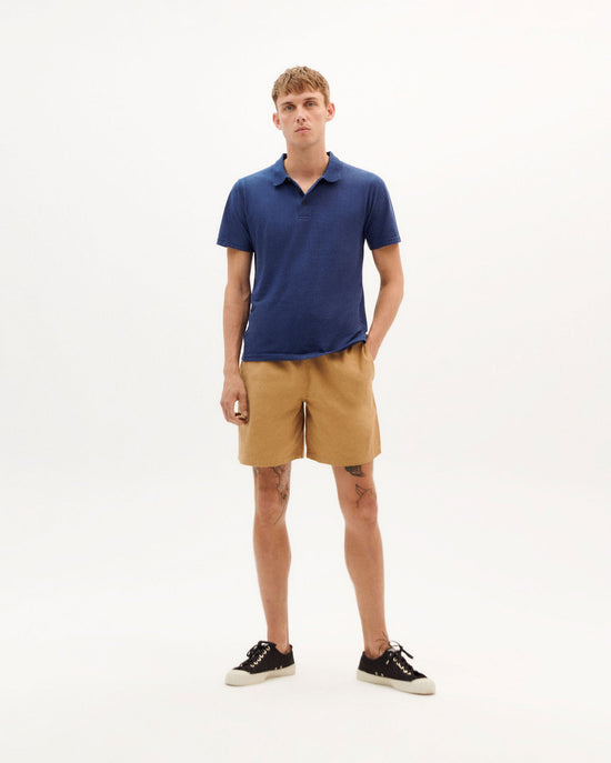 Polo navy Hemp-2