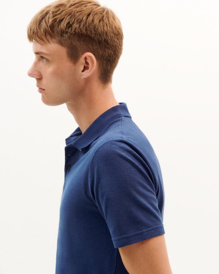 Polo navy Hemp-4