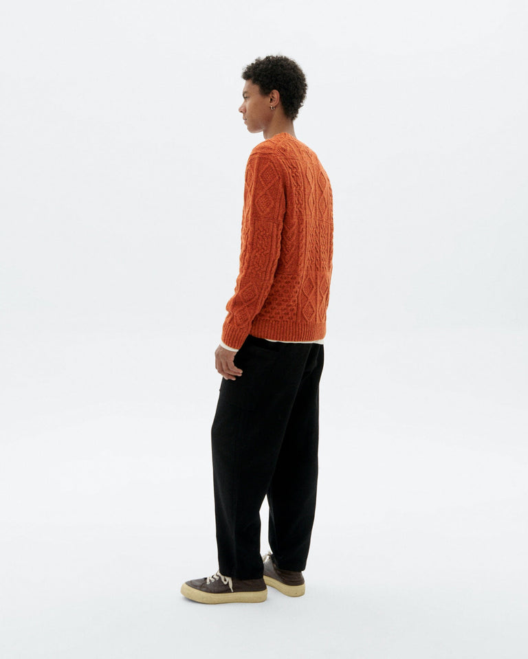 Pantalón relaxed cargo negro Max sostenible - 4