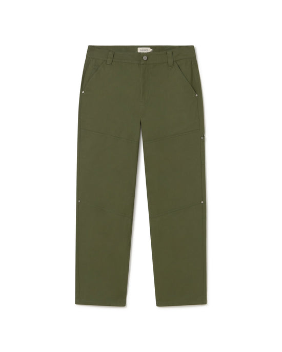 Pantalón verde Owen sostenible - silueta 1