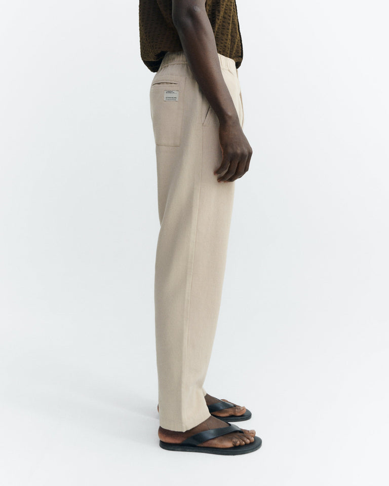 Pantalón recto beige Travel light sostenible - 4
