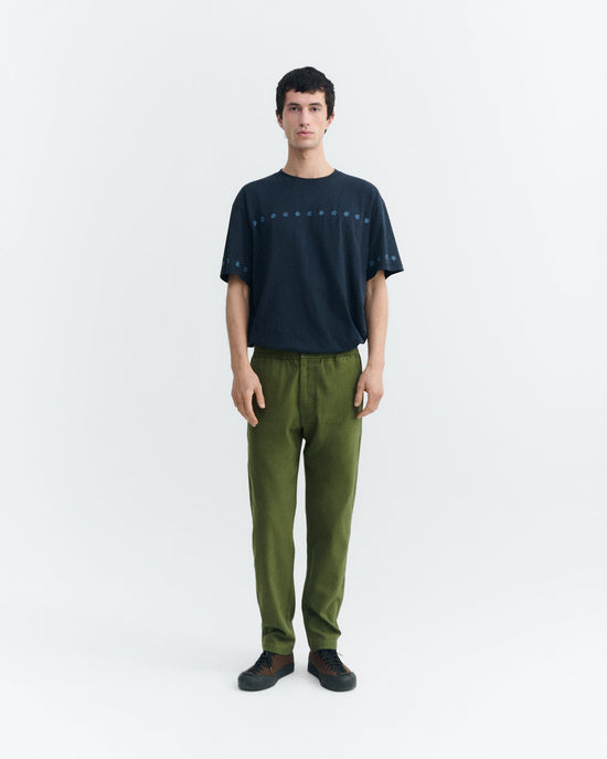 Pantalón recto verde Travel light sostenible - 1