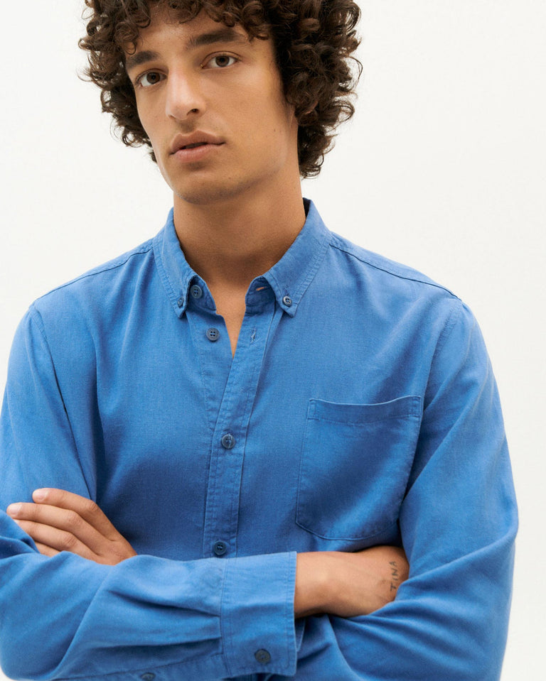 Camisa azul Hemp Ant-3