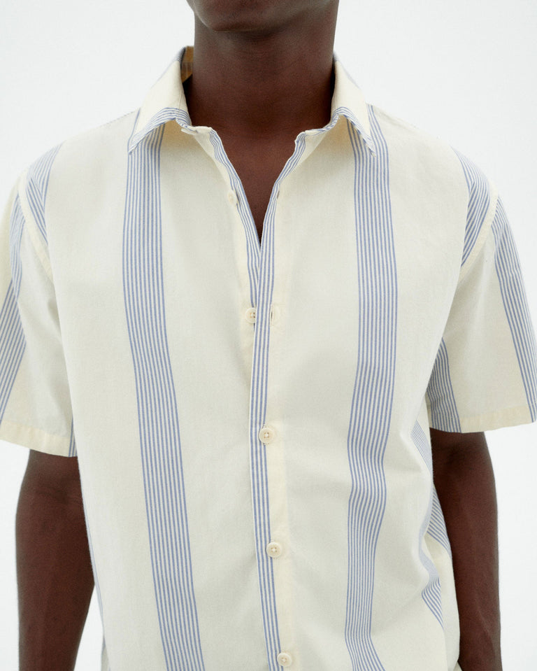 Camisa rayas azules Tom sostenible-3