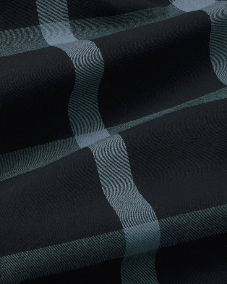 Camisa navy cuadros Jimbo sostenible silueta - 2