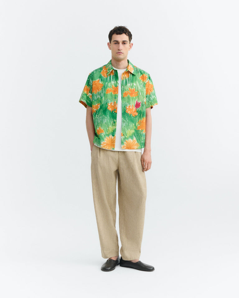 Camisa flores crayon Paddy sostenible - 1