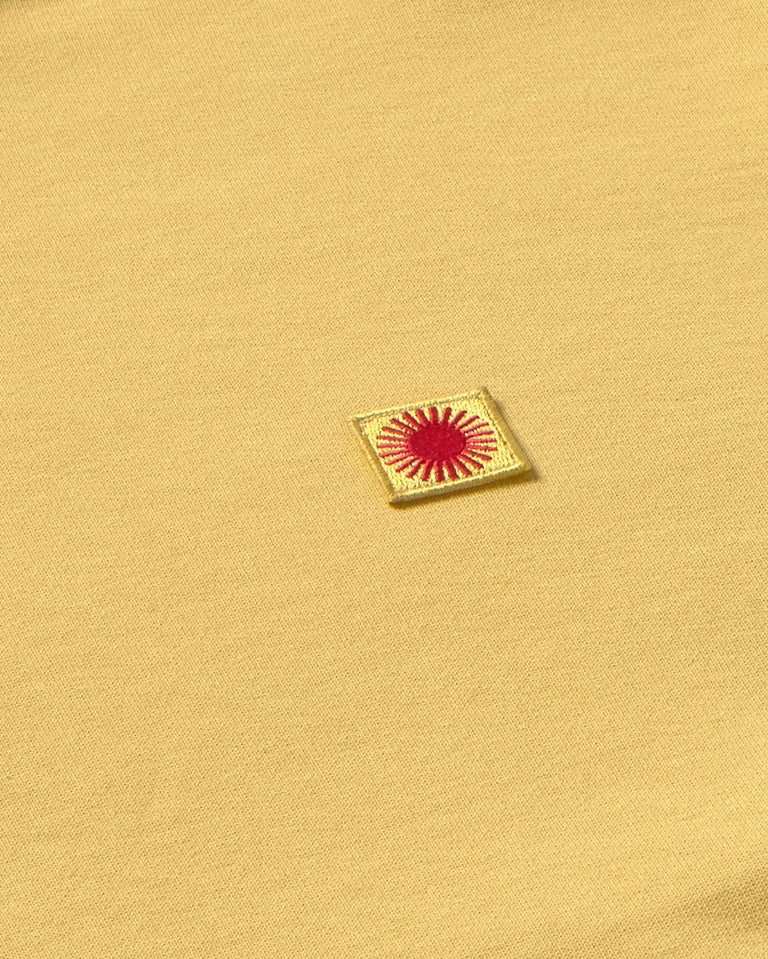 Hoodie amarillo sol espalda rojo Simon sostenible silueta - 3