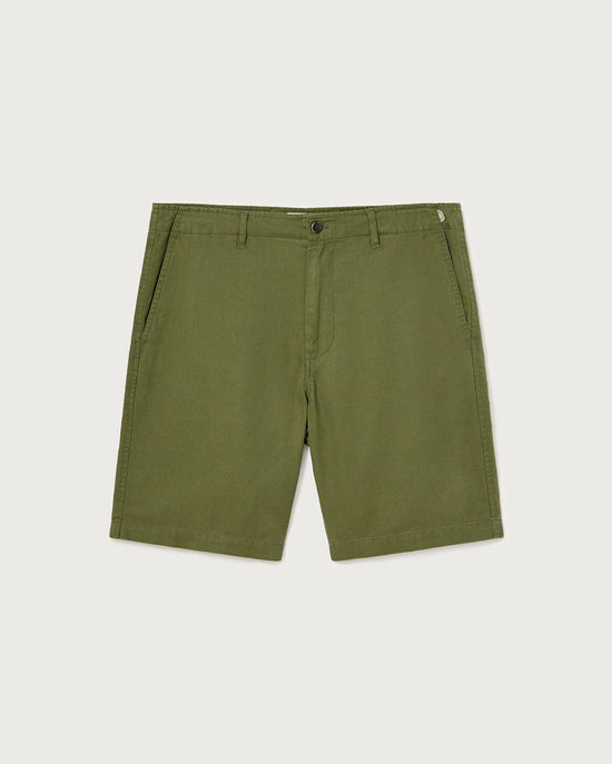 Bermuda verde hemp Alex sostenible  - silueta 2