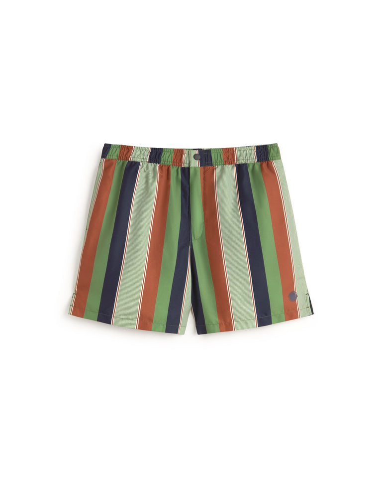 Bañador rayas multicolor Liu sostenible silueta - 1