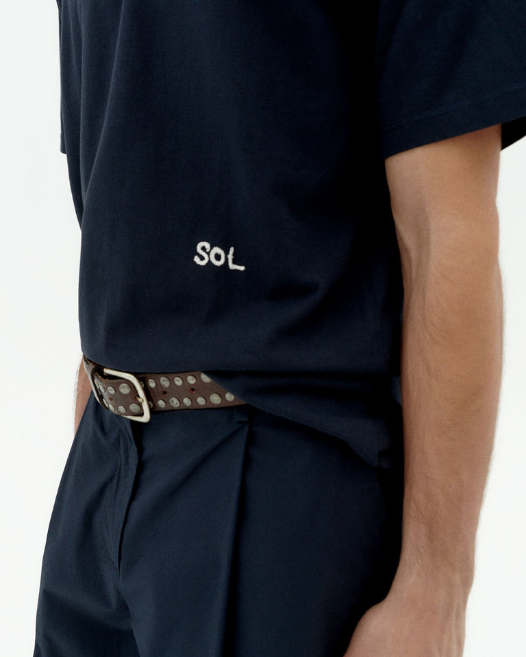 Camiseta navy solsol Zach sostenible-3