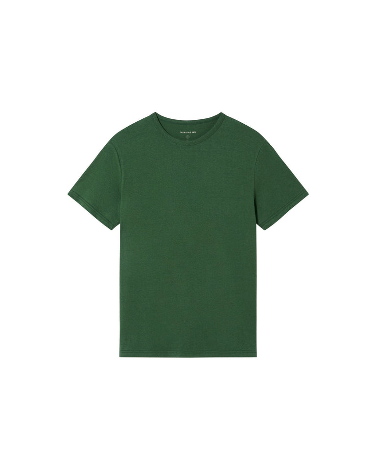 Camiseta verde hemp sostenible - silueta 1