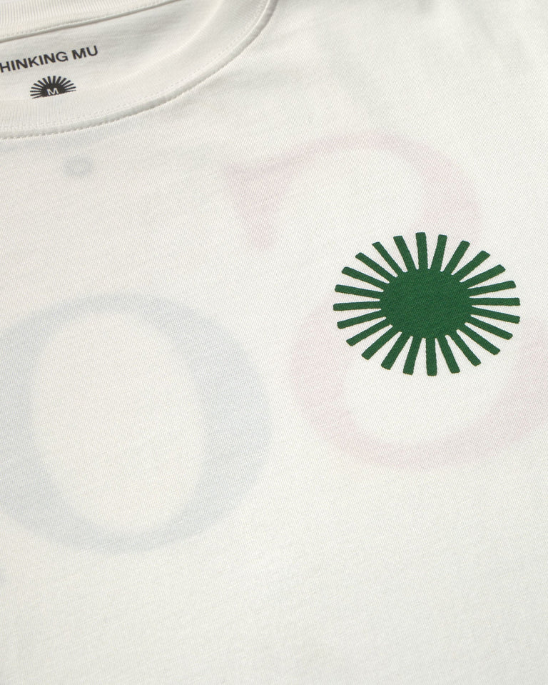 Camiseta blanca sol type Aaron sostenible - silueta 2