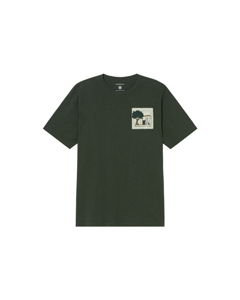 Camiseta bordada house Aaron sostenible silueta - 1