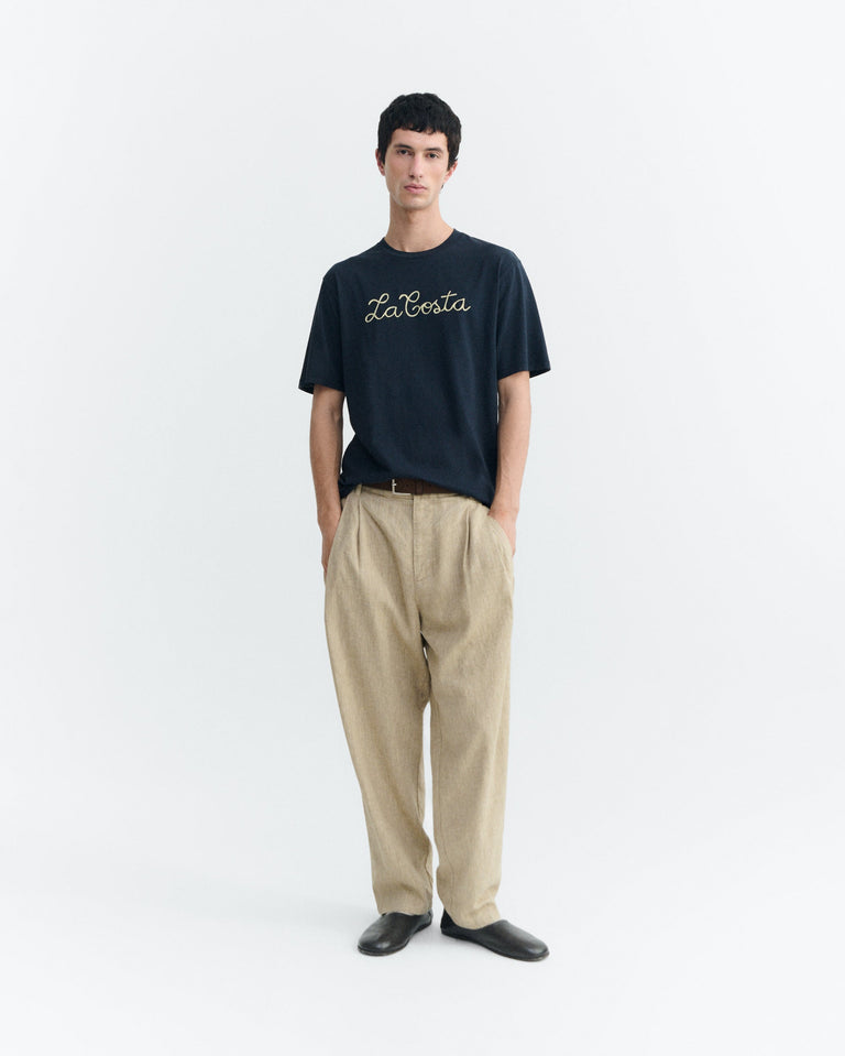 Camiseta bordada a mano la costa Zach sostenible - 1