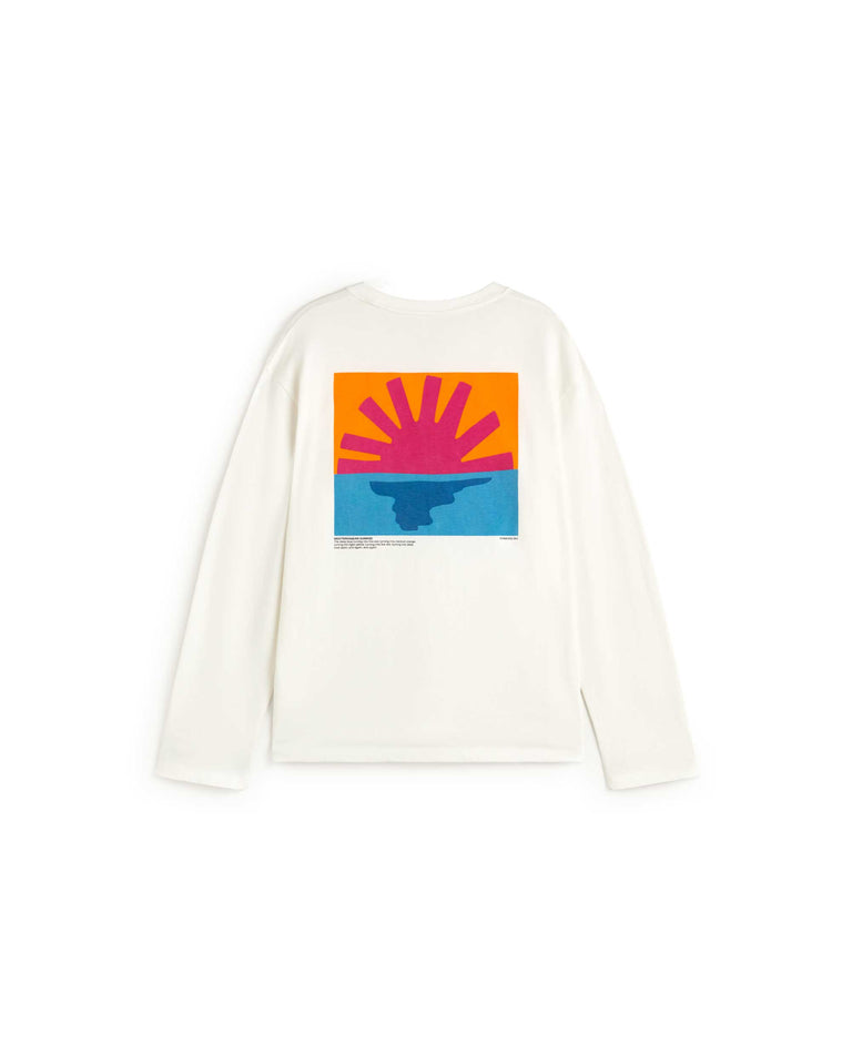 Camiseta manga larga mediterranean sunrise Emilio sostenible silueta - 3