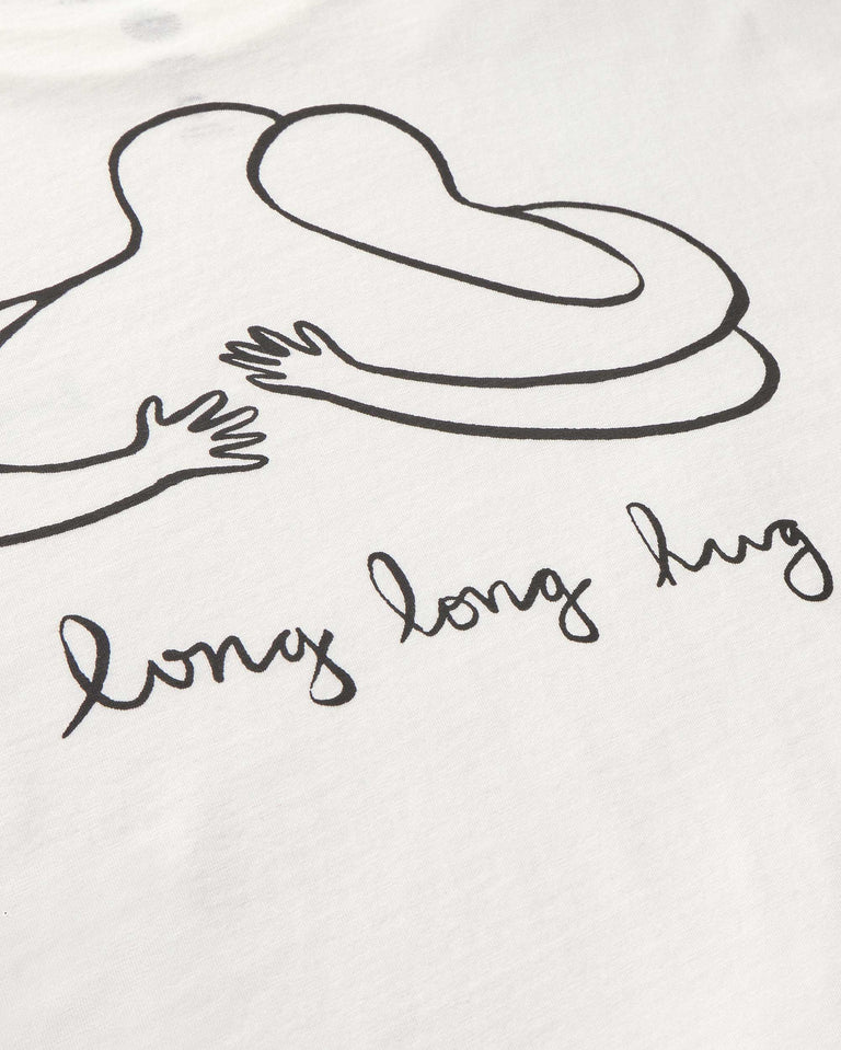 Camiseta long hug Aaron sostenible silueta - 2