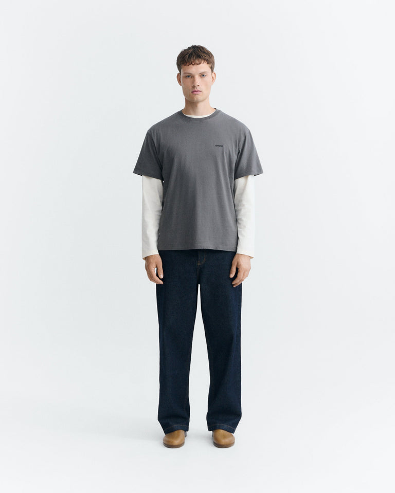 Camiseta gris grow Aaron sostenible - 1