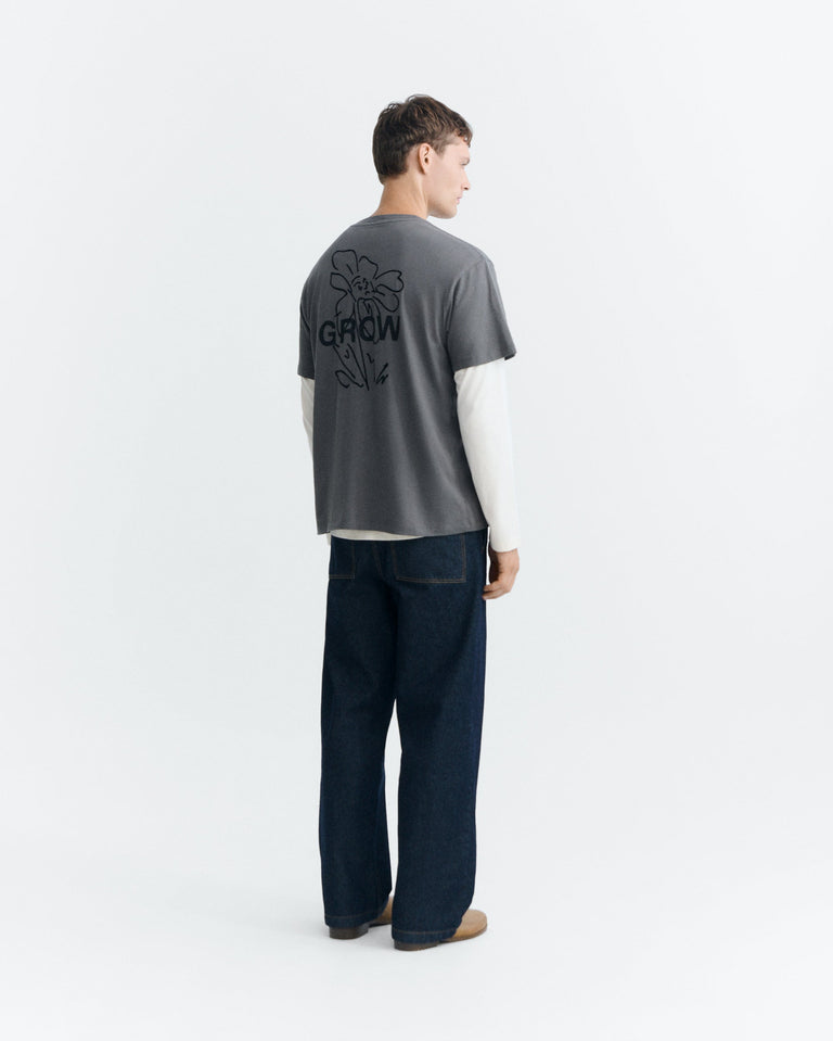 Camiseta gris grow Aaron sostenible - 5