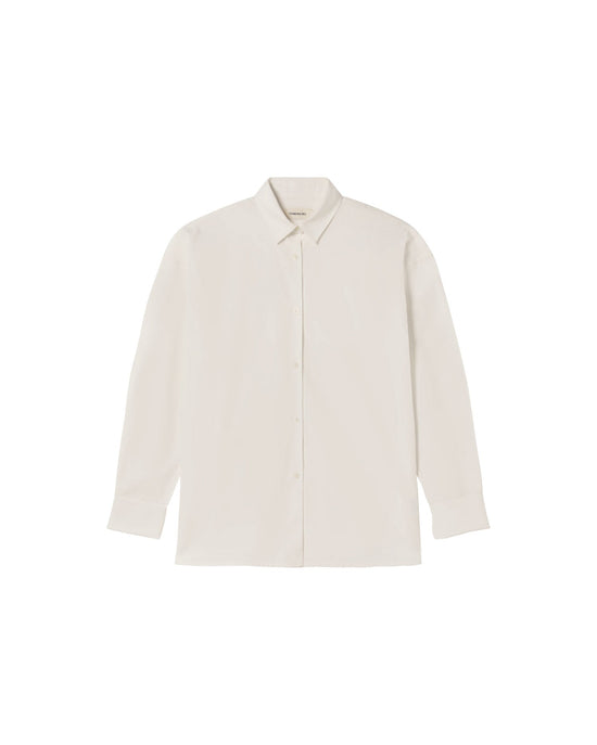 Blusa blanca Juana sostenible - silueta 1