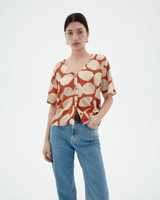 Blusa multicolor leaf light Libelula sostenible-1