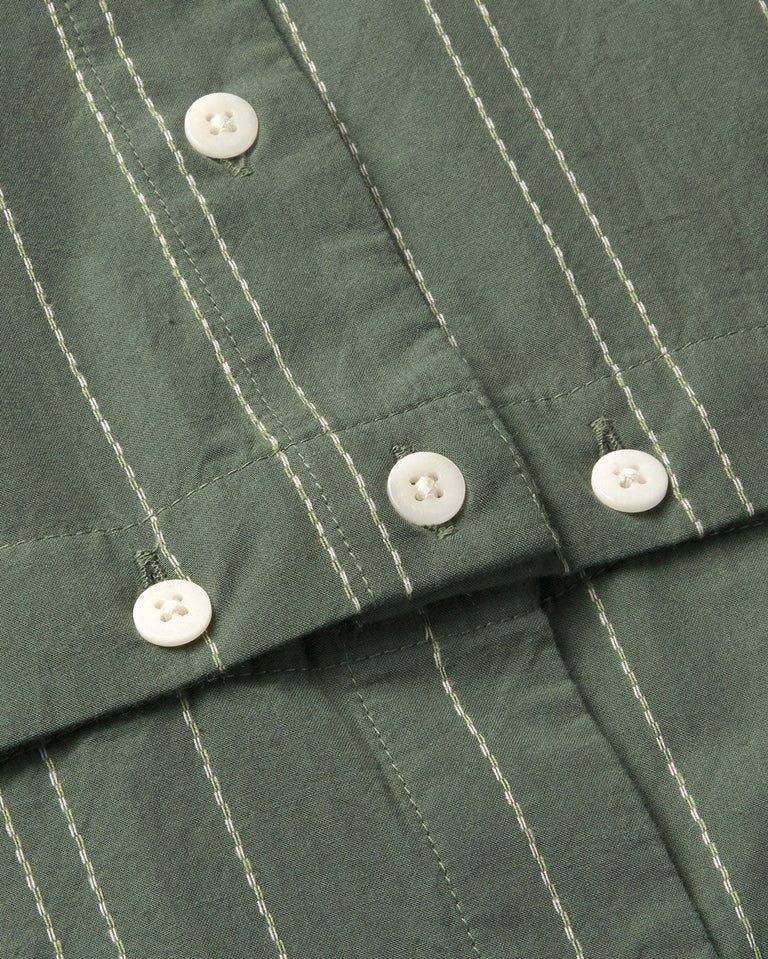 Blusa verde desmontable Nataly sostenible silueta - 2