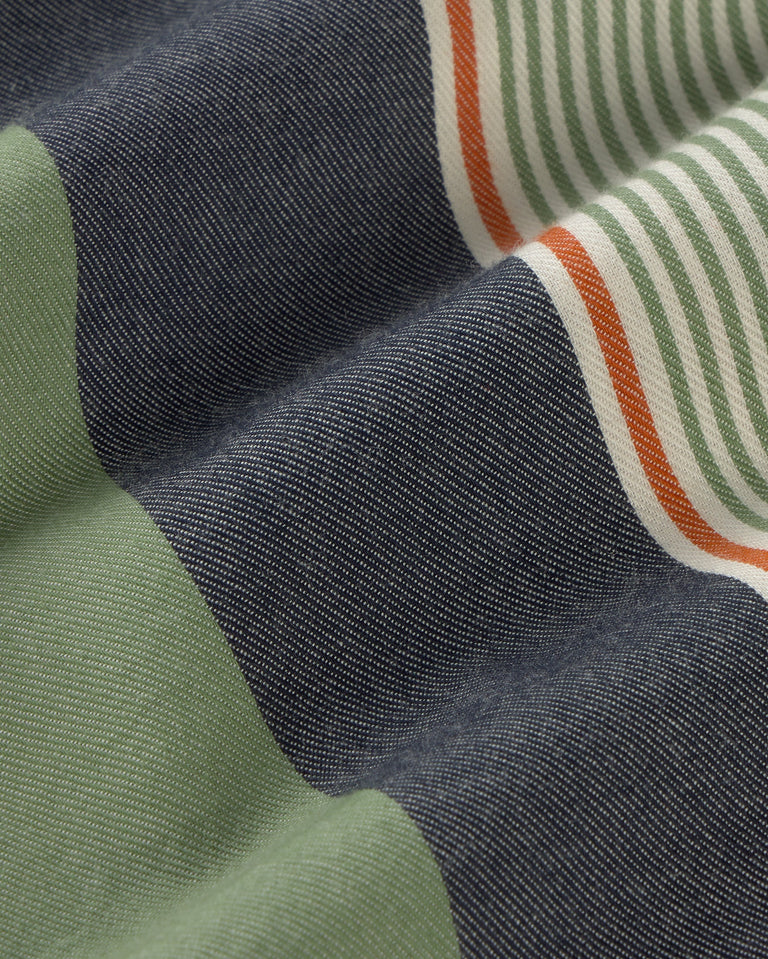 Blusa estampada rayas multicolor Ane sostenible silueta - 2