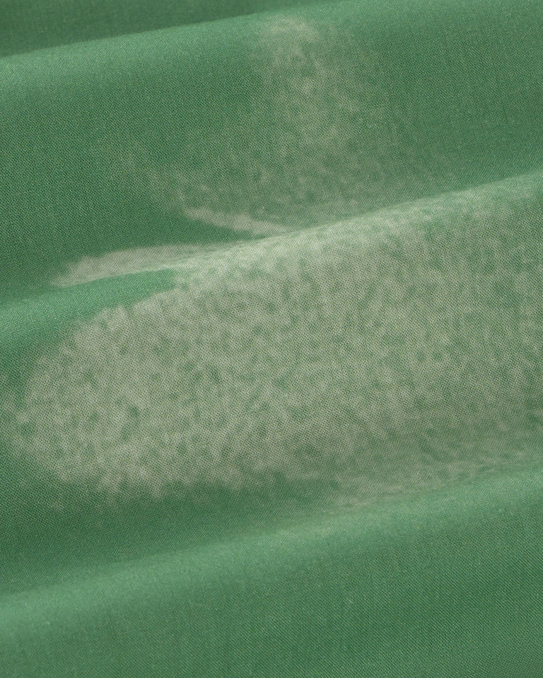 Vestido largo verde tipia Sunniva sostenible silueta - 2