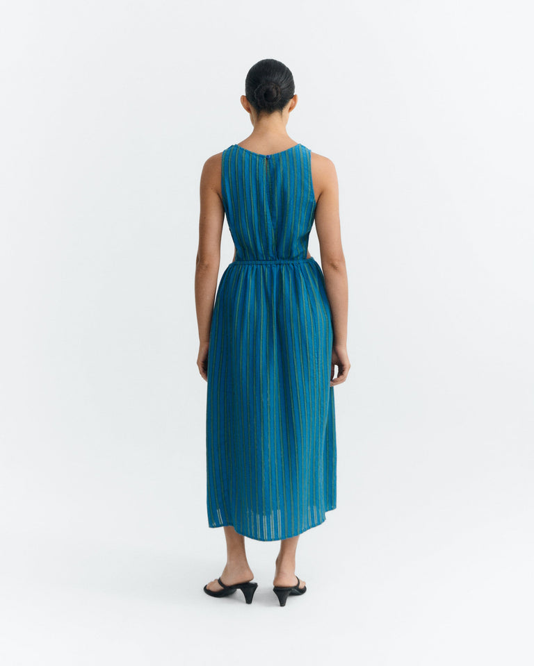 Vestido midi rayas windsor Kin sostenible - 5