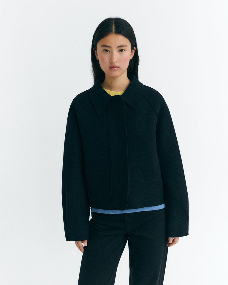 Chaqueta relaxed lana fina Daria sostenible - 1