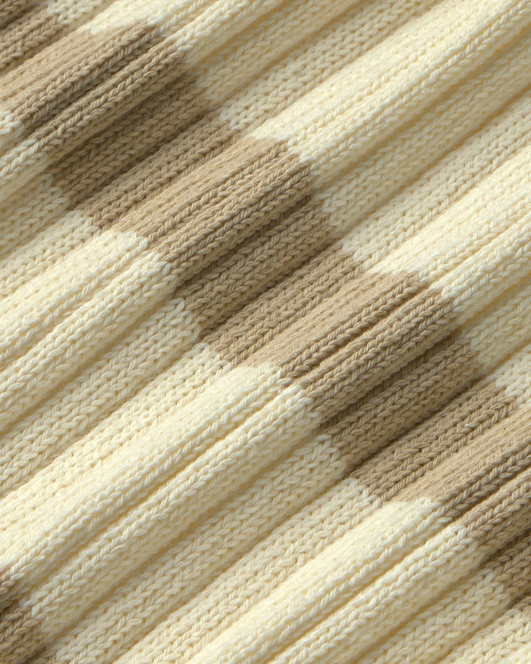 Jersey rayas crudo punto Adele sostenible - silueta 1