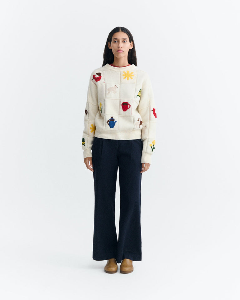 Jersey lana crudo Candela sostenible - 1