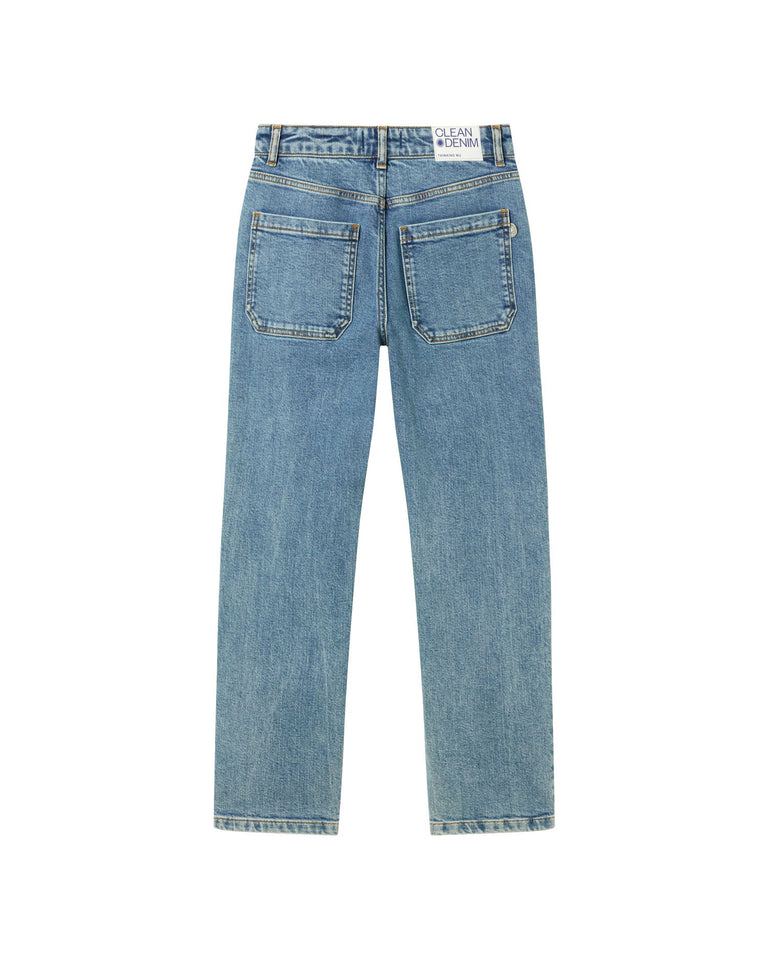 Pantalón Nele light clean denim sostenible - silueta 2
