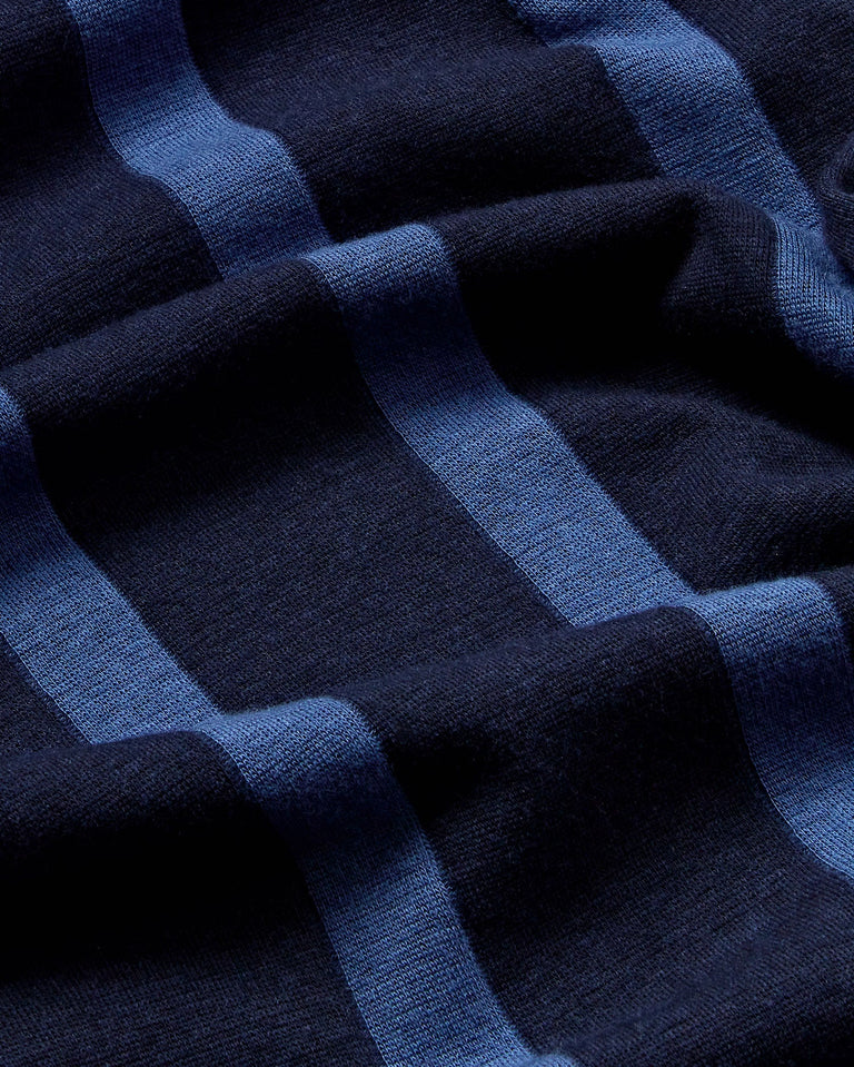 Pantalón navy rayas Betty sostenible - silueta 2